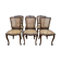 Suite de 6 chaises de style Louis XV en cannage