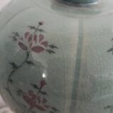 Ancien vase ceramique coréen signé