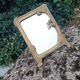 Brass retro mirror The Lady of the Lake