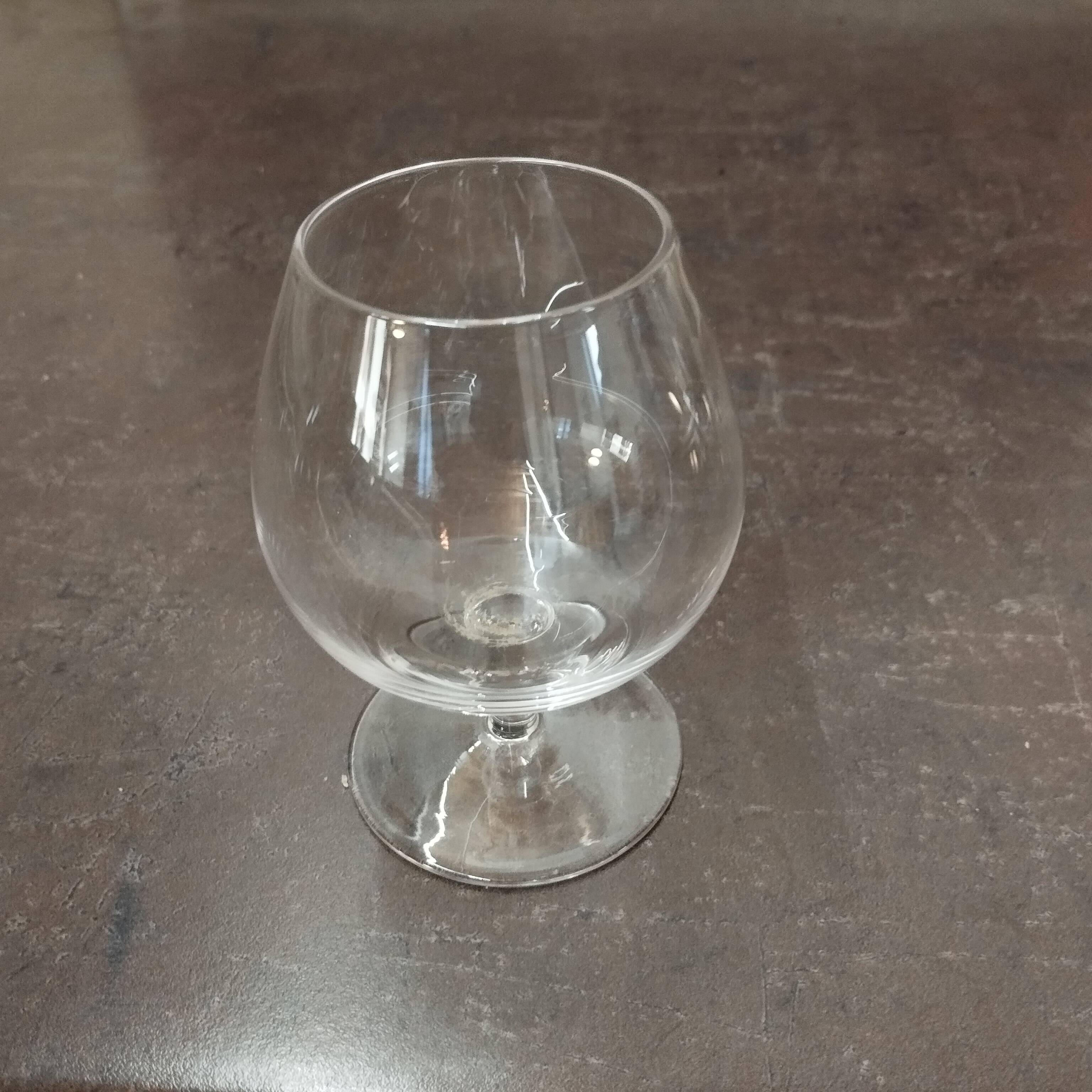 6 crystal cognac glasses from Sèvres