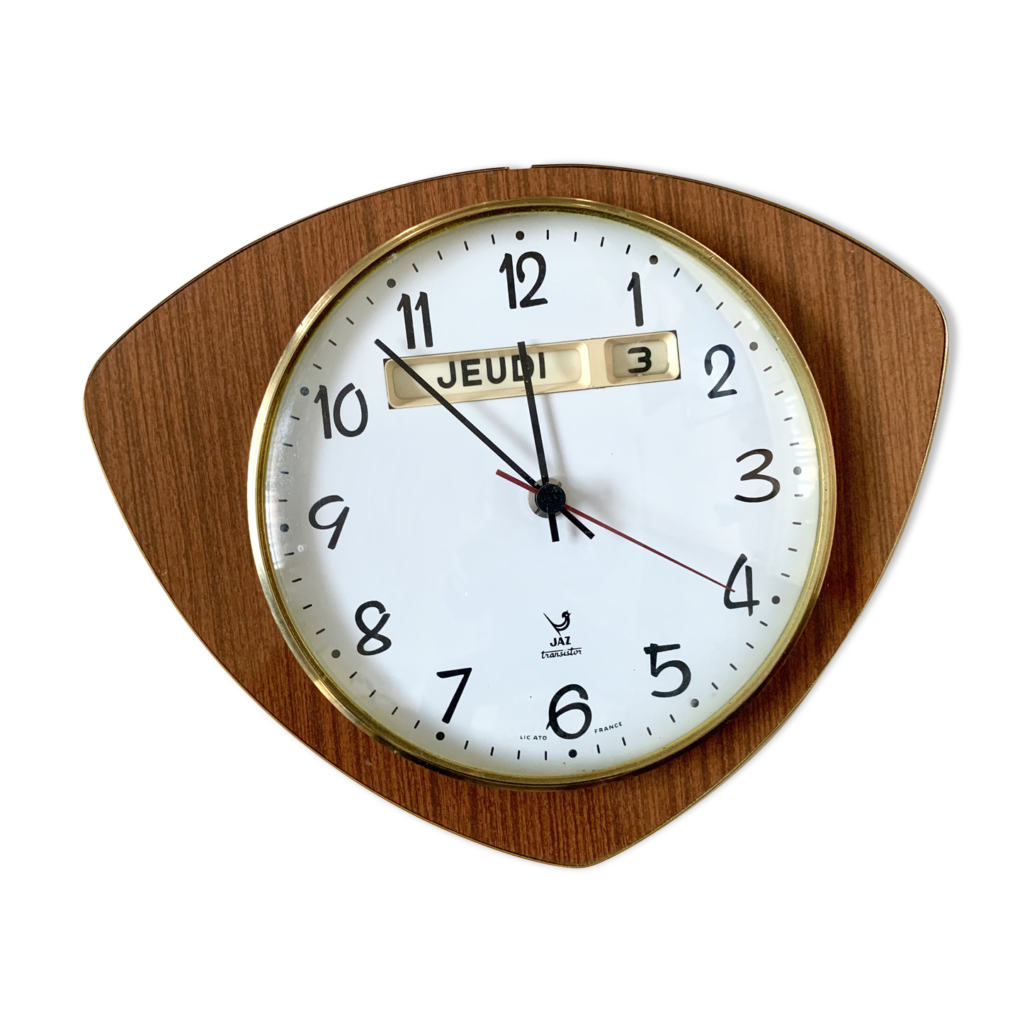 Clock jaz vintage formica