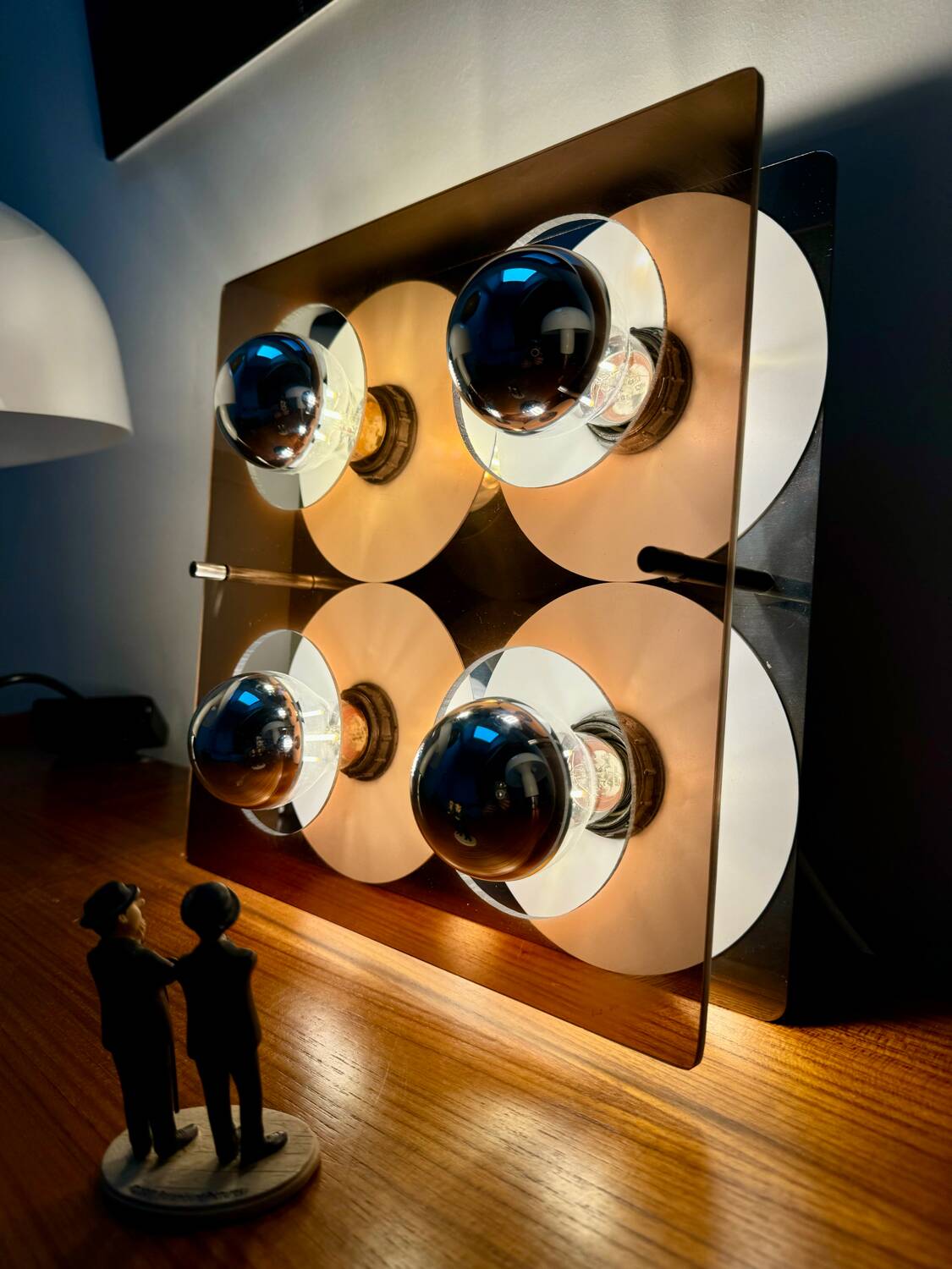 Applique Vintage 4 Feux Jocelyne Trocmé Oxar Modèle Disco