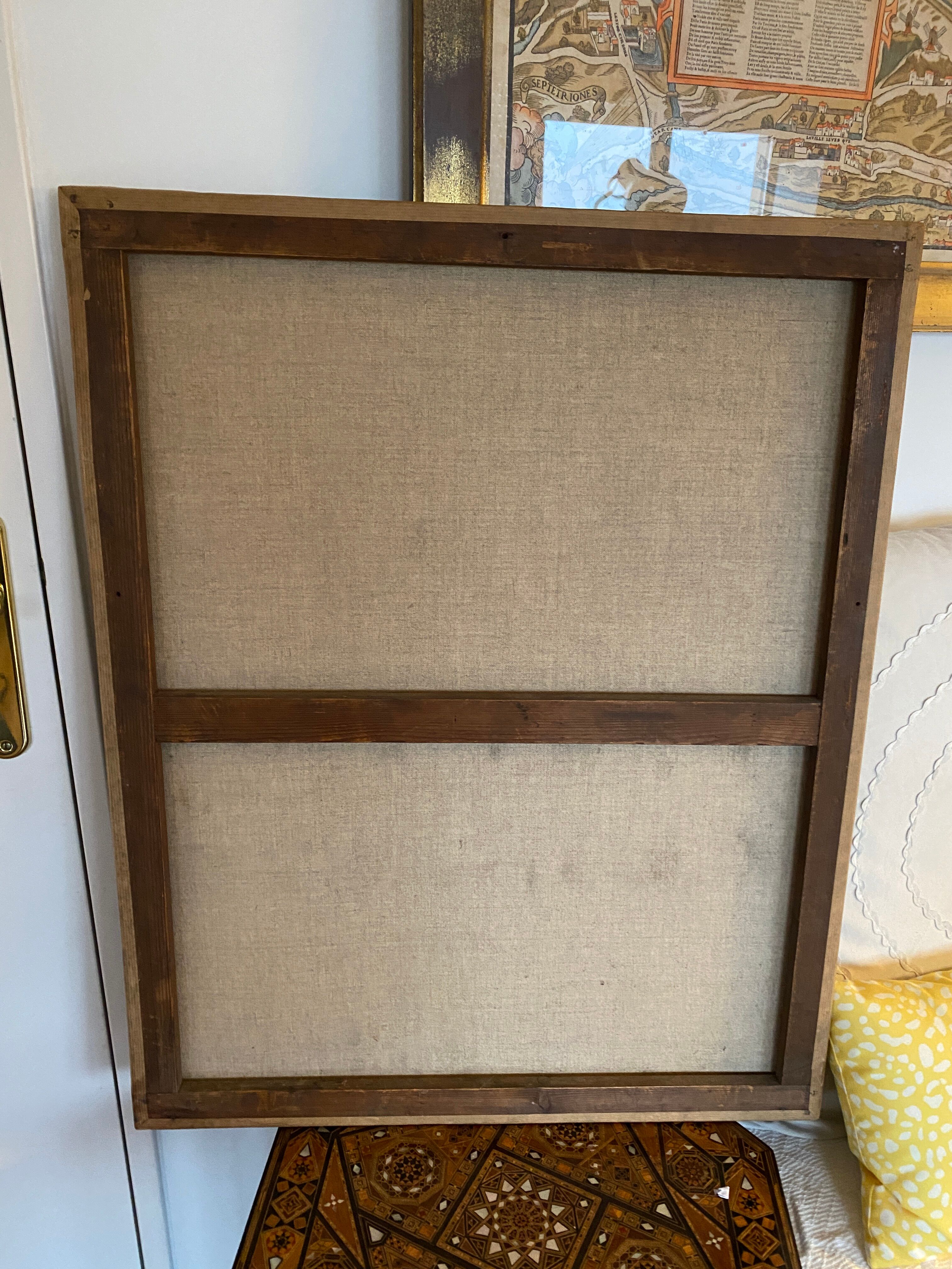 Old portrait signed Dumas