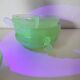 Art Deco dessert service in uraline, salad bowl and cup