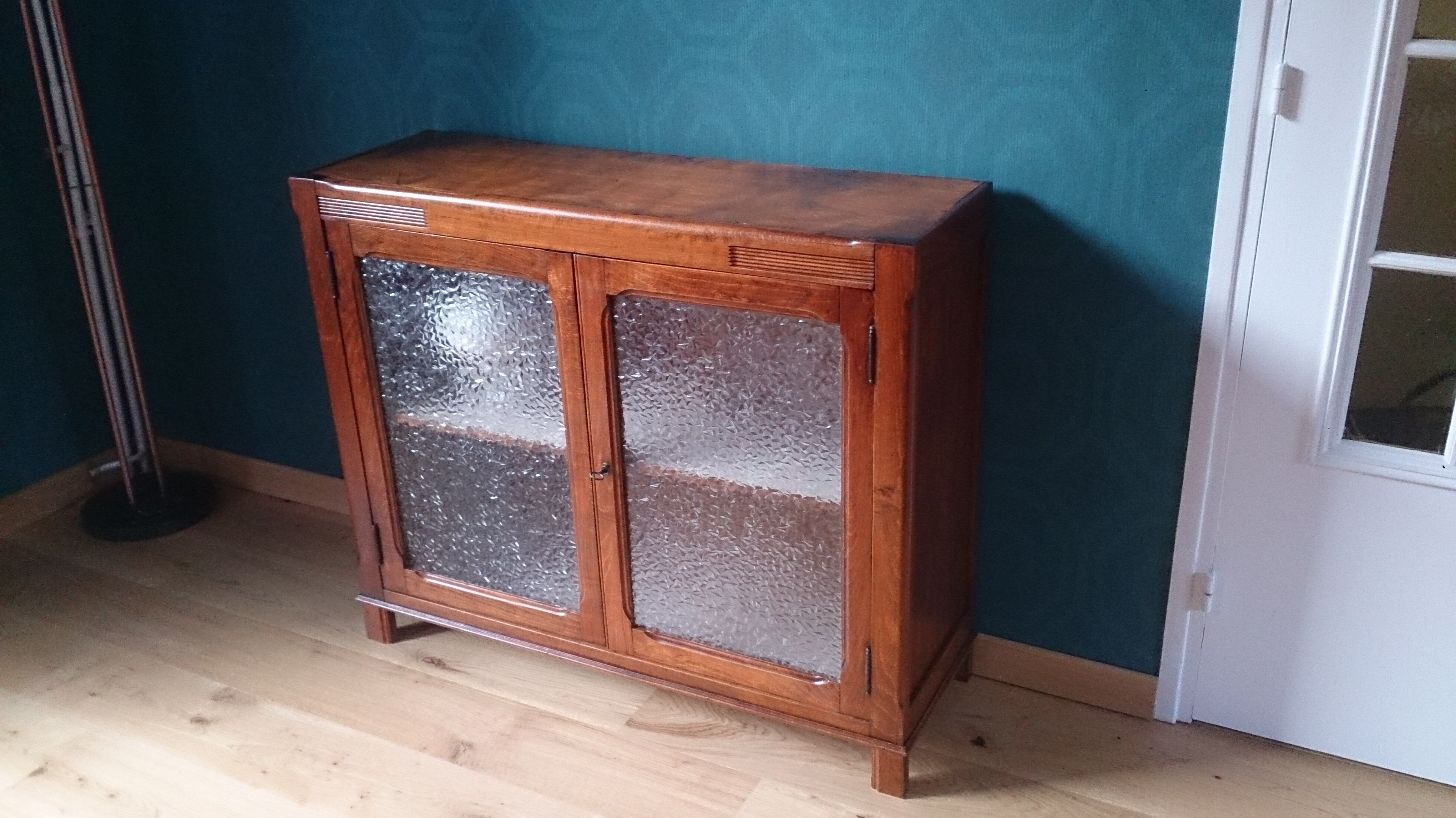 Small glass buffet sideboard
