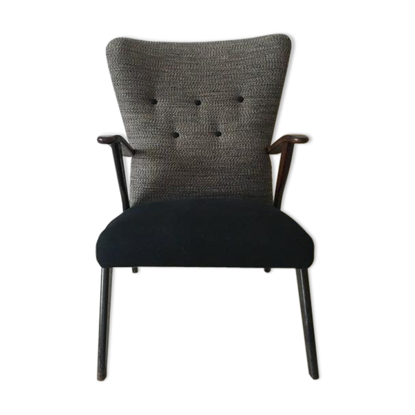 Fauteuil vintage Wingback années 1950