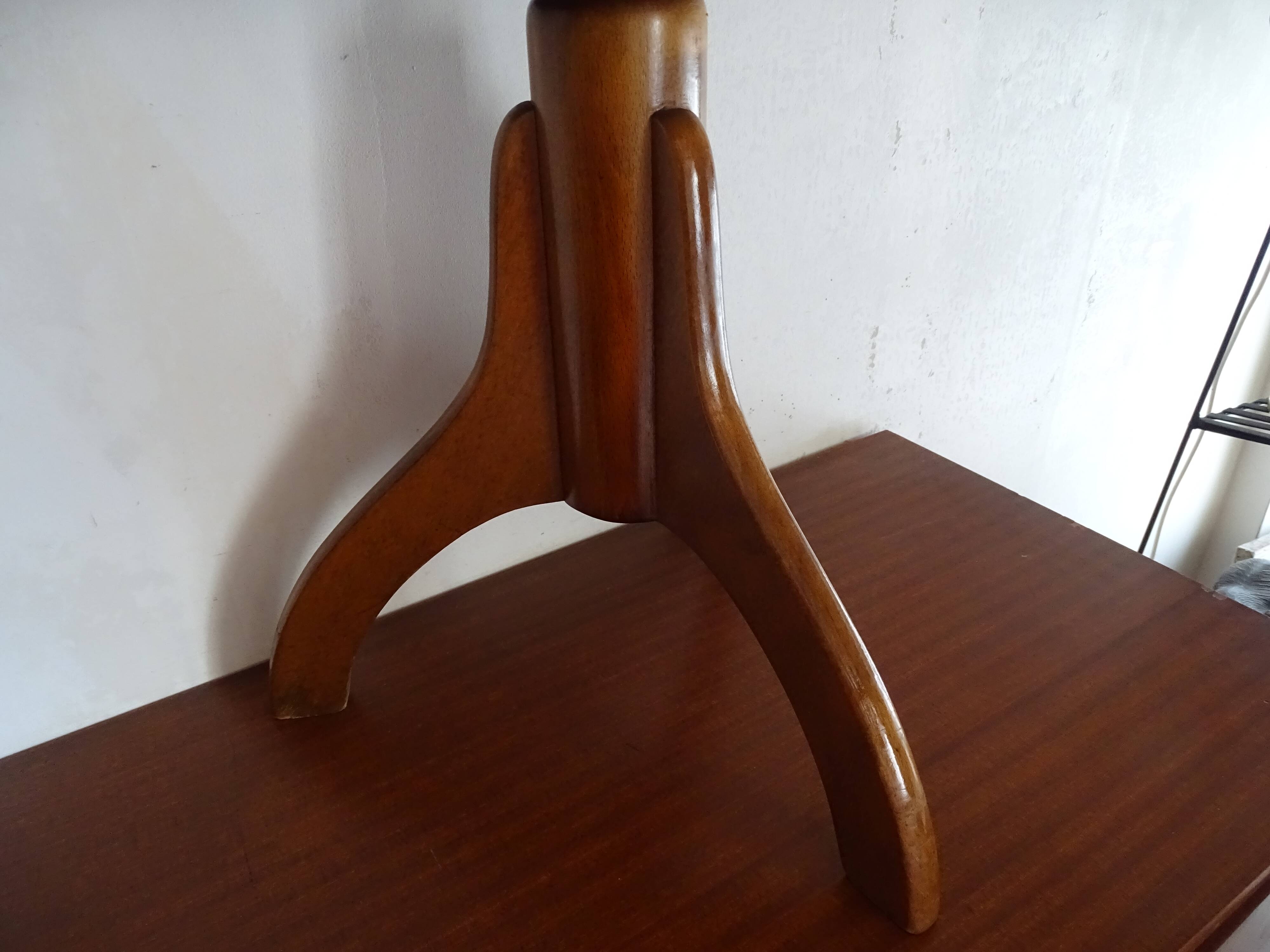 Tabouret de piano vintage années 50