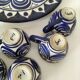 Tray and 6 vintage mini cups – St Jean de Bretagne – Model 1003