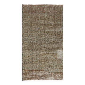 Tapis vintage turc anatolien fait à la main 285 cm x 144 cm