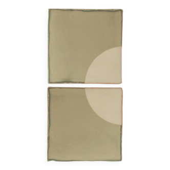 Tiles Moon V wall light