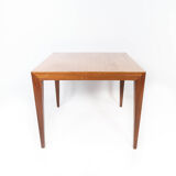 Side table in teak of Danish design manufactured by Haslev Furniture in the 1960s
