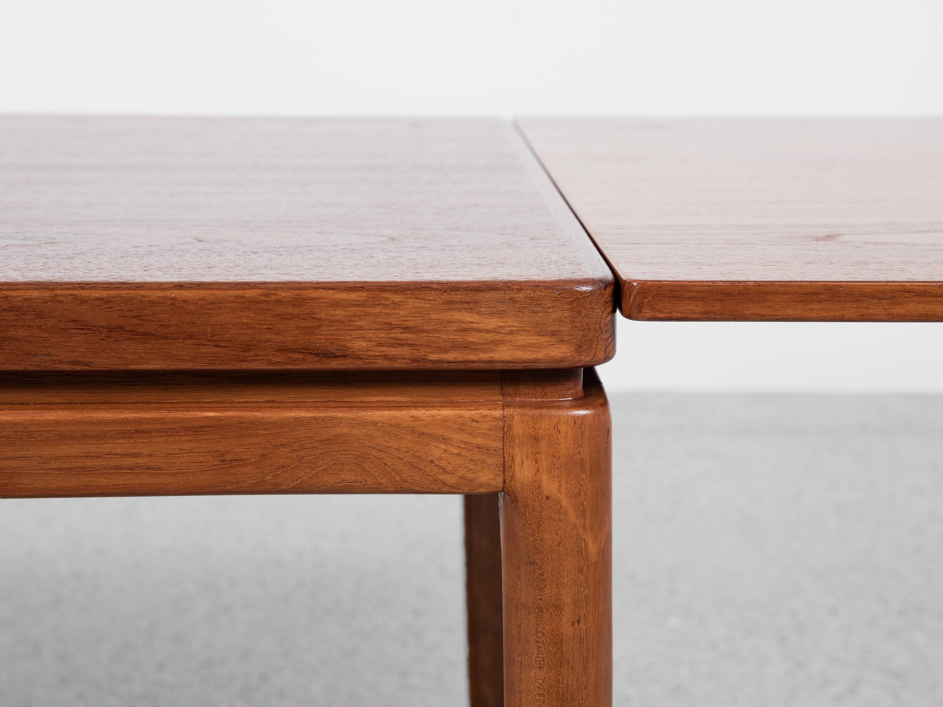 Midcentury Danish smaller dining table in teak by Christian Linneberg 1960s