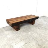 Rectangular brutalist coffee table, 1950s