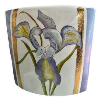 Hand-painted porcelain vase