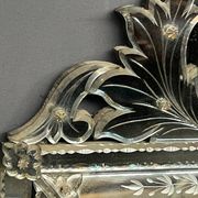 Antique Venetian mirror.
