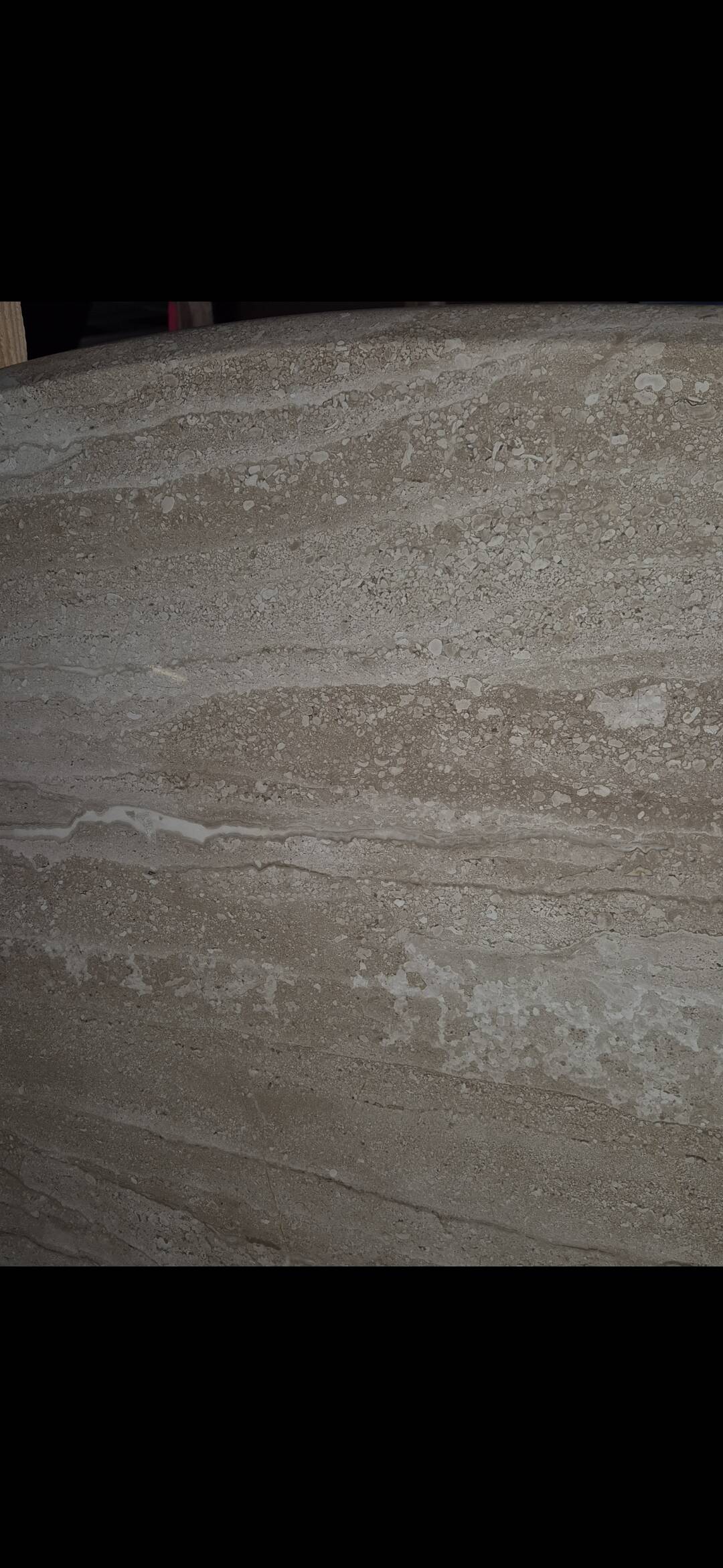 1970s travertine dining table