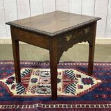 19th century English oak side table