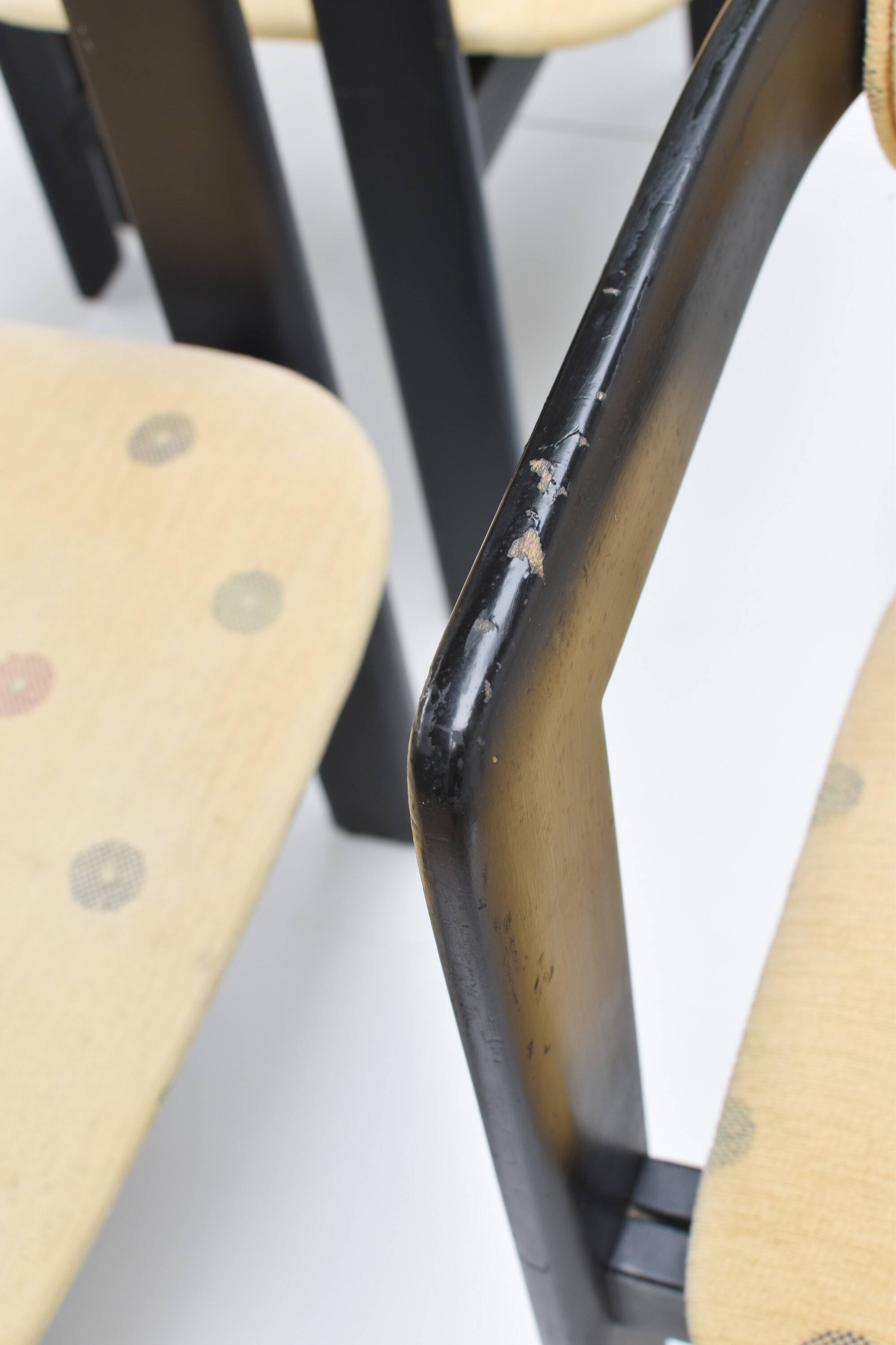 Suite de 6 chaises "Pamplona" de Augusto Savini édition Pozzi 1965