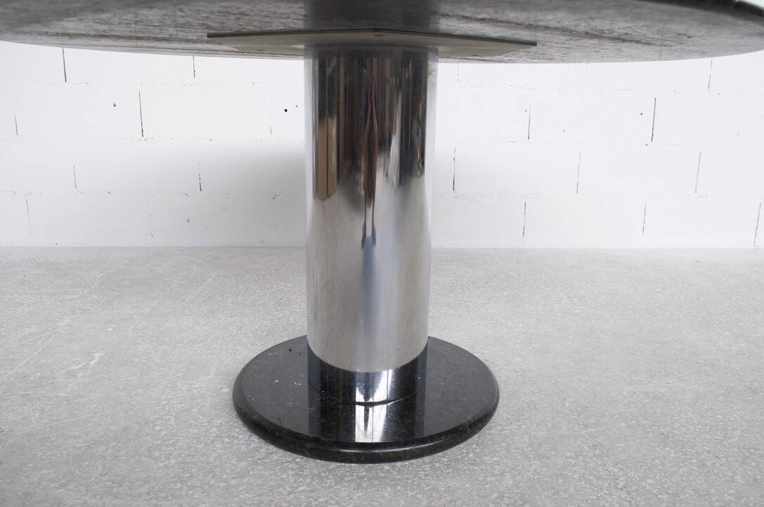 TABLE LOTOROSSO BY ETTORE SOTTSASS MARBLE POLTRONOVA PUBLISHER 1965