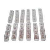 12 lead crystal knife holders