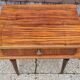 Small varnished wood nightstand, 1950s.