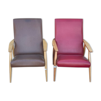 Pair of vintage Stella armchairs