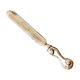 Golden brass paper cut