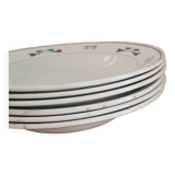 6 soup plates Céranord St Amand