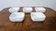 Set of 5 vintage bowls from Eva Air in porcelain from Noritake Japan