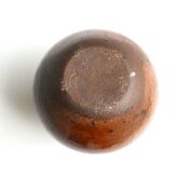 Vase boule en grès de Jacky Coville, années 70