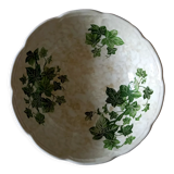 Ceramic salad bowl with vine leaves