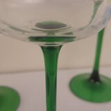 Glasses of white wine from Alsace