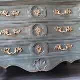 Louis xv style patinated chest of drawers