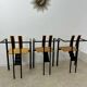 3 old Karl Friedrich Forster raw design chairs model Trix KFF postmodern 70s/80s