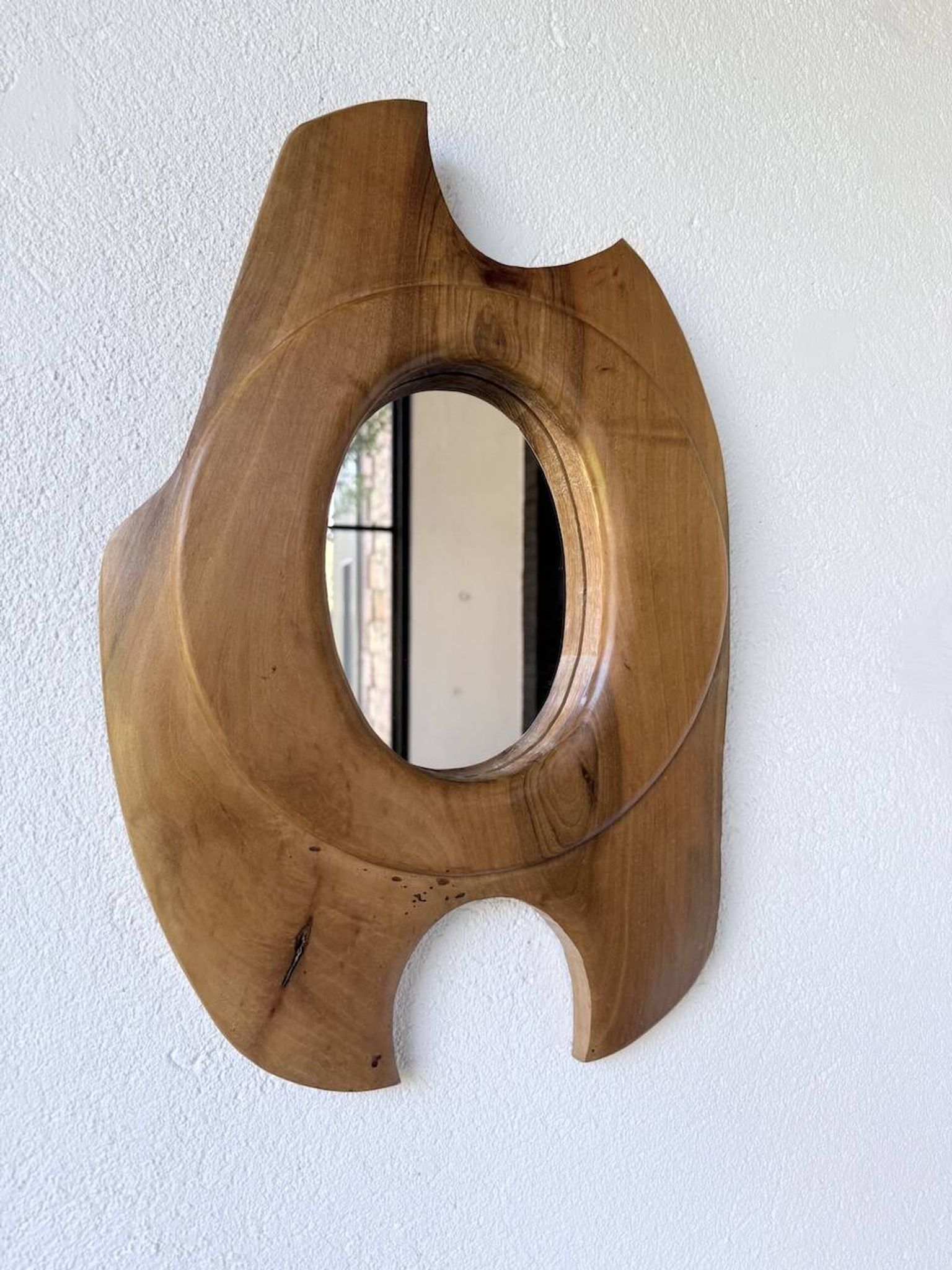 Organic walnut mirror 1960