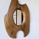 Miroir organique noyer 1960