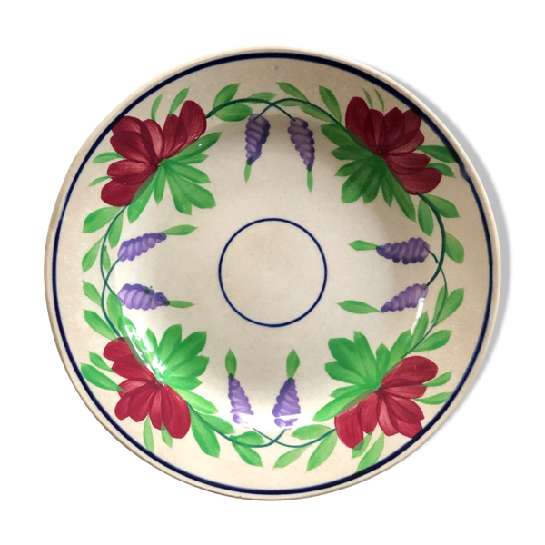 Assiette ancienne Opaque de Sarreguemines