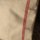 Coussin Torchon ancien bandes rouges