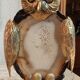 Owl on agate slice