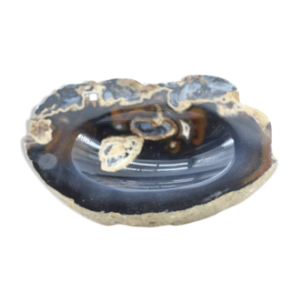 Agate stone ashtray