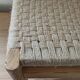 Children's wooden and jute chair