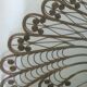 2-seat peacock rattan headboard