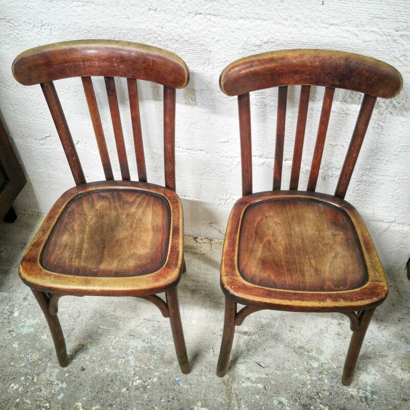 Pair of bistro chairs