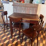 Bistro table and 4 chairs set