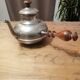 Silver teapot