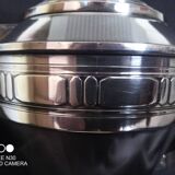 Art Deco silver-plated coffee and tea service, stamped.