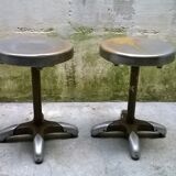 Paire de tabourets rationaliste vers 1930