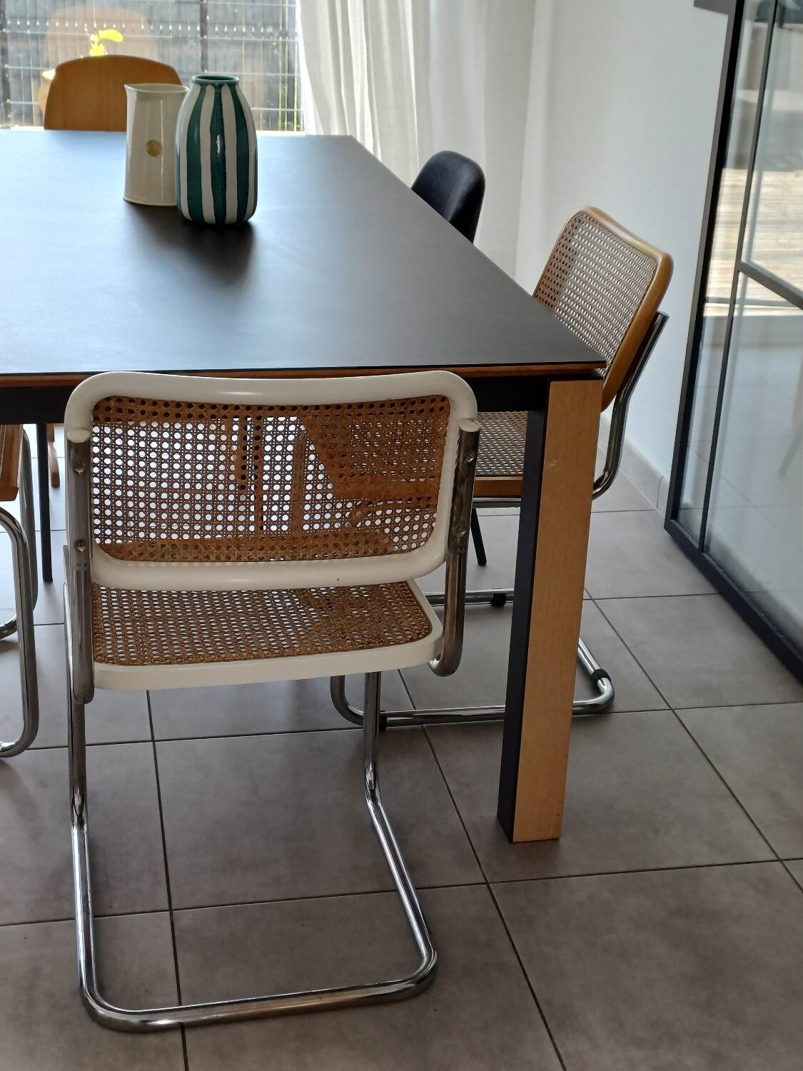 Marcel Breuer B32 white chair