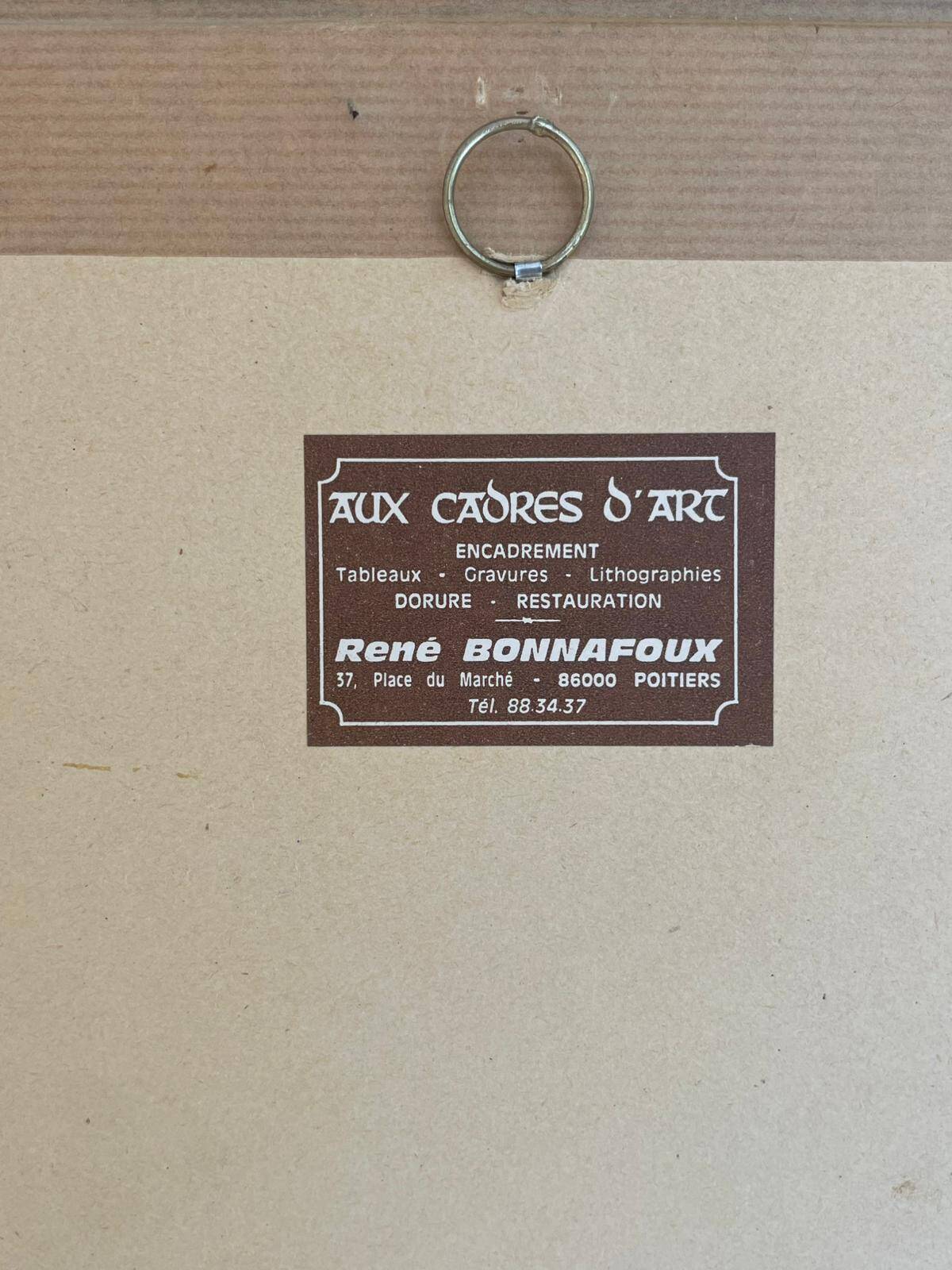 Vintage Wall Decor – Notre Dame, Gold Accents