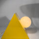 Axel Chay yellow table lamp